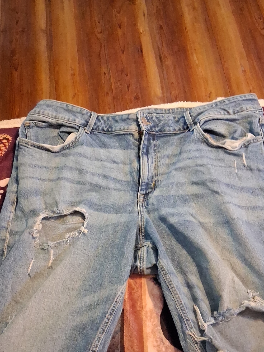Maurices Light Blue High Rise Distressed Women’s Jeans